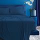 BEDGEAR® Ver-Tex Performance® 4-Piece Navy Blue King/California King Sheet Set-3