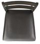 Elements International Mango Dark Brown/Dark Gray Counter Side Chair-4