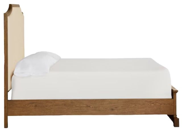 Bassett® Furniture Surry Truffle Oak Upholstered California King Panel Bed-2