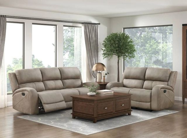 Homelegance® Pagosa 2-Piece Brown Power Reclining Living Room Seating Set-1