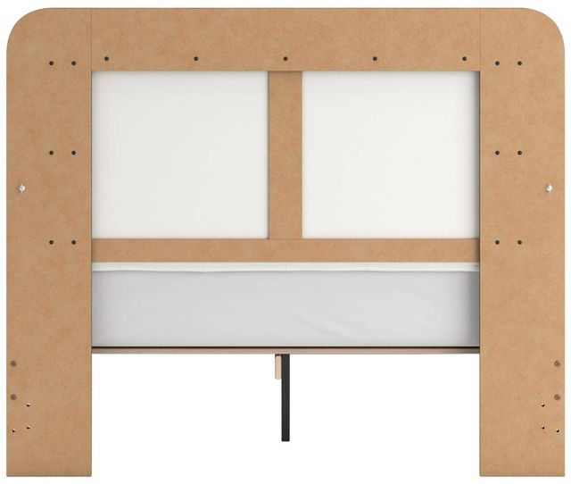 Signature Design by Ashley® Kendanport Brown-White Queen Upholstered Panel Bed-4
