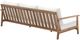 New Classic® Home Furnishings Ashton Natural Acacia/Fabric Outdoor Patio Sofa-4