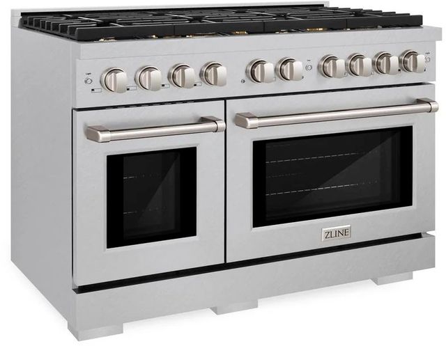 ZLINE Paramount 48" Satin Stainless Steel Pro Style Dual Fuel Range-2
