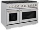 ZLINE Paramount 48" Satin Stainless Steel Pro Style Dual Fuel Range-1