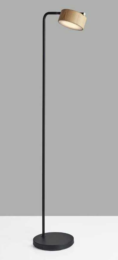 Adesso® Roman Black LED Floor Lamp-3