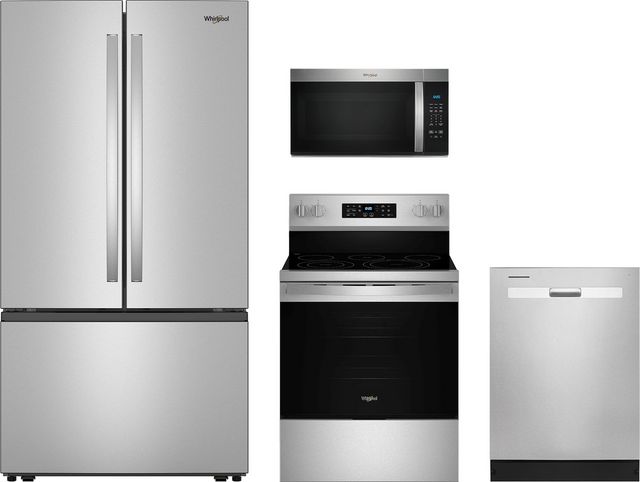 Whirlpool® 4 Piece Stainless Steel Kitchen Package-0