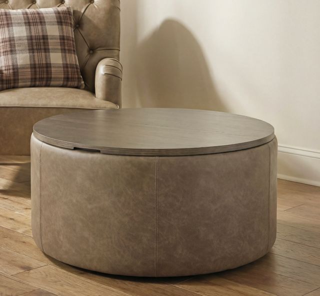 Signature Design by Ashley® Bethanstone Warm Brown Storage Ottoman-1
