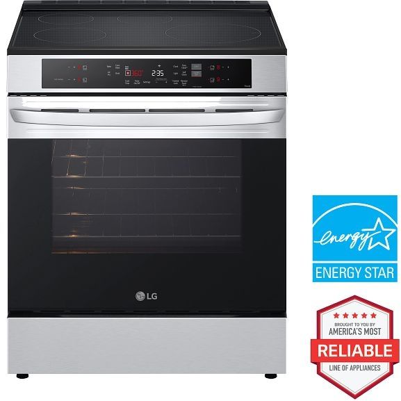 LG 30" PrintProof® Stainless Steel Slide In Induction Range-1