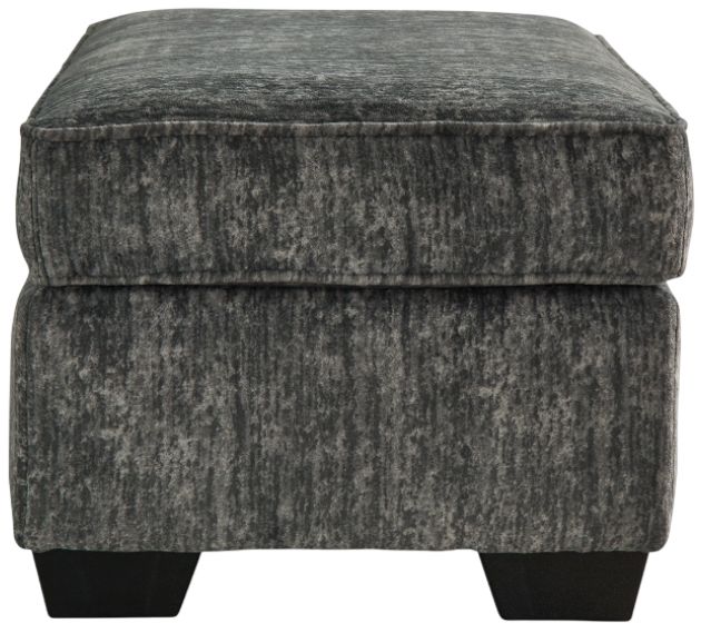Signature Design by Ashley® Lonoke Gunmetal Accent Ottoman-2