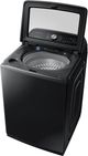 Samsung Fingerprint Resistant Black Stainless Steel Laundry Pair-5