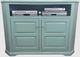 American Heartland Manufacturing Poplar 57" Tall Curve Corner TV Stand-1