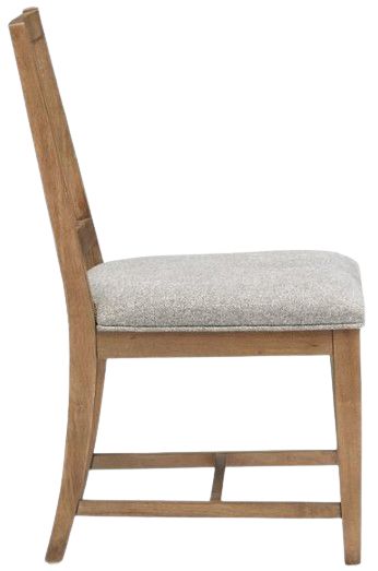 Magnussen Home® Lindon Belgian Wheat/Gray Dining Side Chair-3