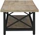 Signature Design by Ashley® Bristenfort Brown Cocktail Table with Black Base-2