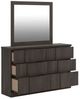 Signature Design by Ashley® Shaehartin Dark Brown Dresser and Mirror-4