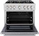 ZLINE Select 36" Stainless Steel Pro Style Gas Range-1
