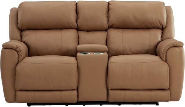 HomeStretch Tuscany Butternut Power Reclining Loveseat-2