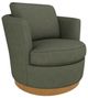Best® Home Furnishings Customizable Tina Swivel Chair with Honey Birch Legs-0