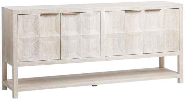 Classic Home Costa Cream 4-Door Cabinet-0