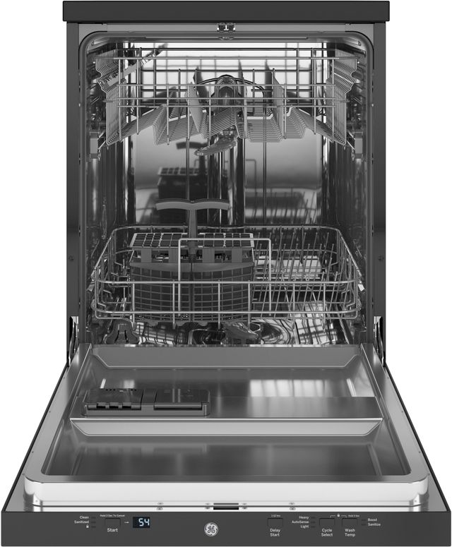 GE® 24" Black Portable Dishwasher with Sanitize Cycle-1