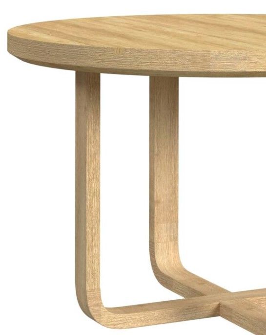 Elements International Ridgemont Natural Round Dining Table-1