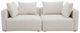 TOV Furniture Hangover Cream 81" Loveseat-0