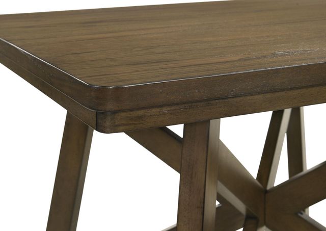 Coaster® Canfield Brown 47" Square Counter Height Dining Table-2