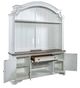 Liberty Furniture Magnolia Manor Antique White/Weathered Bark Entertainment Center-5