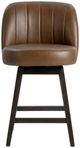 Classic Home Della Camel Swivel Counter Stool-2