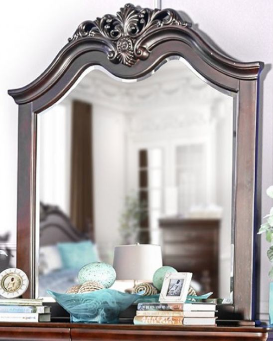 Furniture of America® Mandura Cherry Dresser Mirror-0