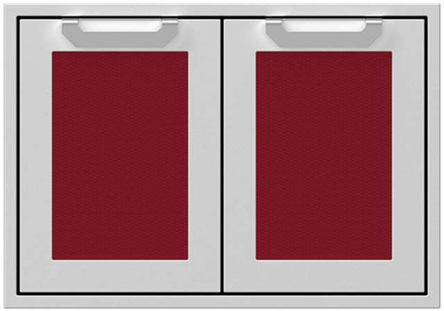 Hestan® AGSD Series 30" Tin Roof Outdoor Double Storage Doors-0