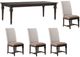Liberty Furniture Paradise Valley 5-Piece Flax Tweed/Saddle Brown/Tobacco Optional Dining Table Set-0