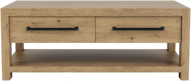 Riverside Furniture Davie Pale Oak Rectangular Cocktail Table-2