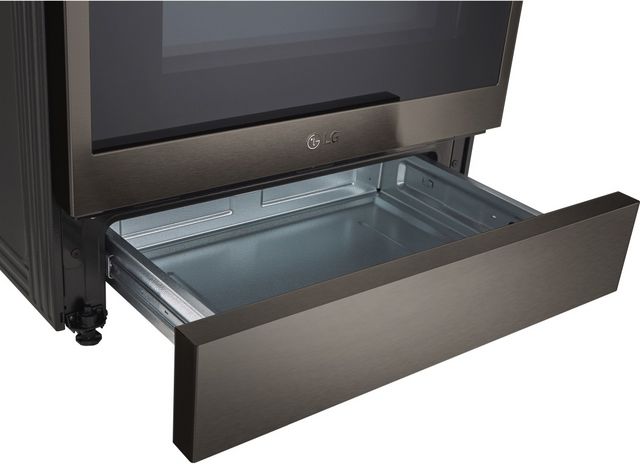 LG 30"  PrintProof™ Black Stainless Steel Slide In Electric Range-4