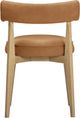 TOV Furniture Nikita Brown/Natural Vegan Leather Dining Chair-5