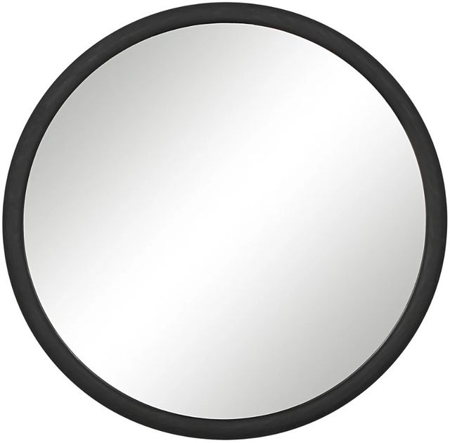 Renwil® Olica Matte Black Accent Mirror-0