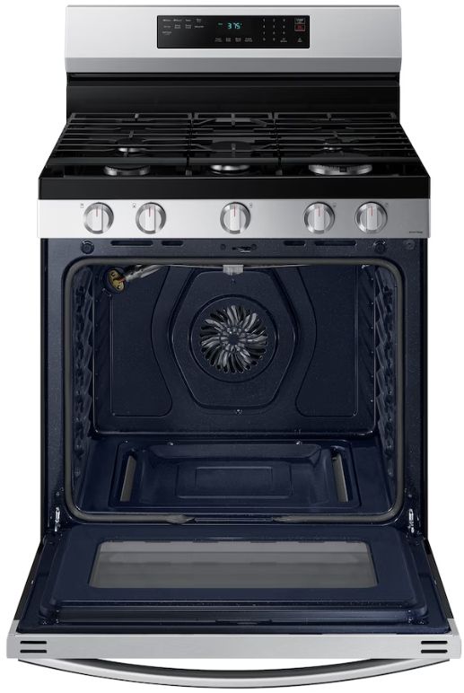 Samsung 30" Fingerprint Resistant Stainless Steel Freestanding Gas Range-1