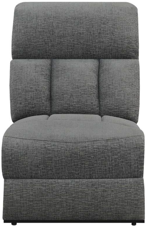 Coaster® Bahrain Charcoal Sectional Armless Chair-0
