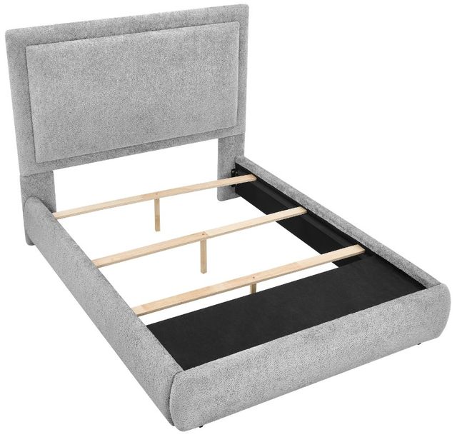 Crown Mark Reverie Pewter Queen Upholstered Panel Bed-3