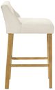 Armen Living Fauna Amber Glow/White Barstool-3