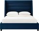TOV Furniture Koah Navy King Velvet Bed-2