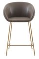 Olliix by Madison Park Isadora Brown and Gold Counter Stool-1