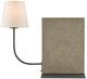 Currey & Company Oldknow Off-White/Polished Concrete Bookcase Lamp-2