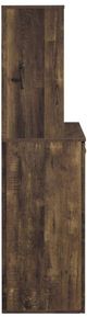 Coaster® Mendoza Rustic Oak Herringbone/Gunmetal 2-Door Wine Cabinet-4