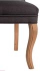 A & B Home Upholstered High-Back Dark Gray Dining Chair-4