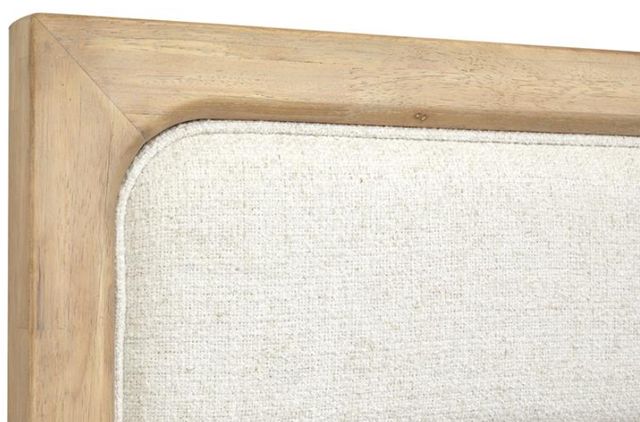 Magnussen Home® Somerset Butternut/Omari Natural Queen Panel Upholstered Headboard-2