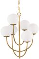 Currey & Company Sunnylands Brass Chandelier-1