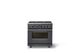 Viking® 7 Series 36" Cast Black Pro Style Liquid Propane Gas Range-3