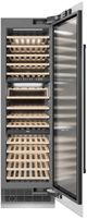 ZLINE Autograph Edition 24 in. 12.4 Cu. Ft. Triple Zone 100 Bottle Column Wine Cooler in White Matte and Matte Black Accents-1