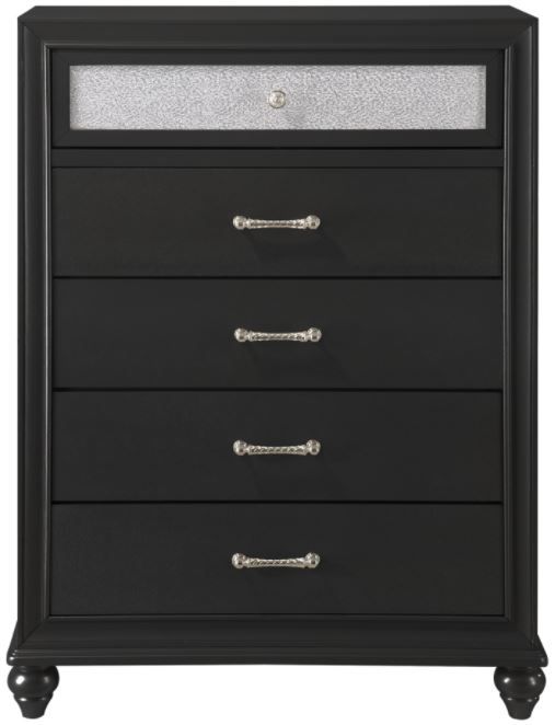 Crown Mark Lila Black Chest-0