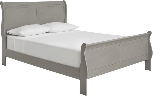 Signature Design by Ashley® Kordasky 5-Piece Gray Queen Sleigh Bed Set-1